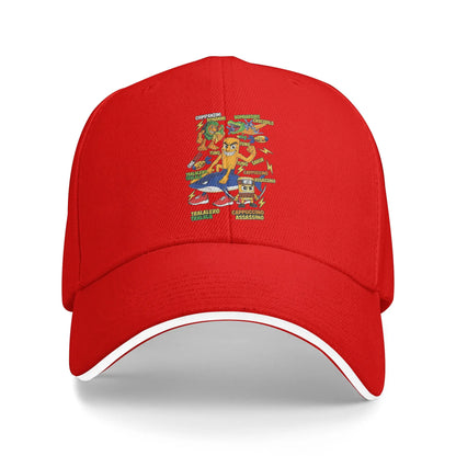 Italian Brainrot Meme Characters Baseball Cap