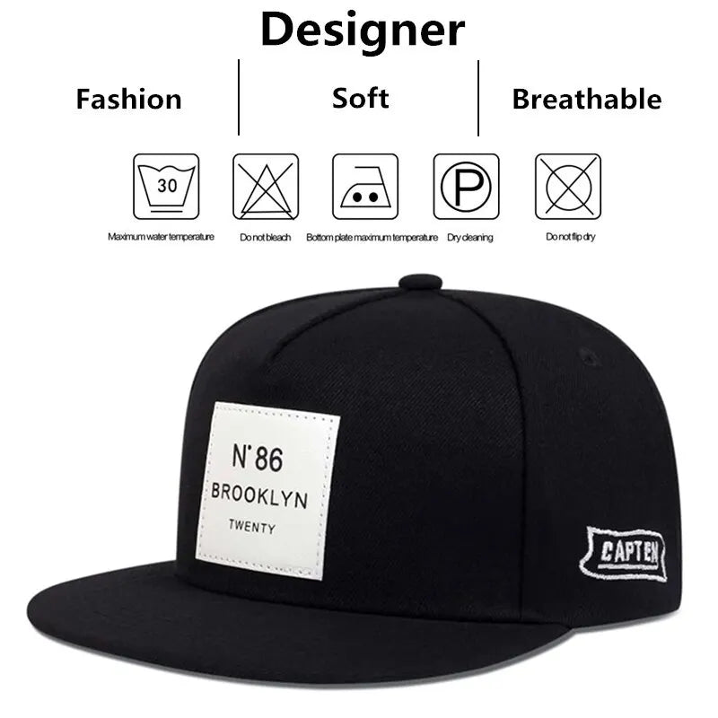 N86 Brooklyn Patch Cotton Snapback Cap