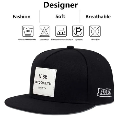 N86 Brooklyn Patch Cotton Snapback Cap