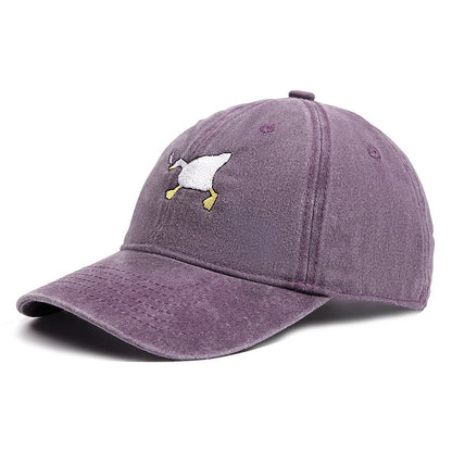 Goose Pattern Embroidered Casual Baseball Cap