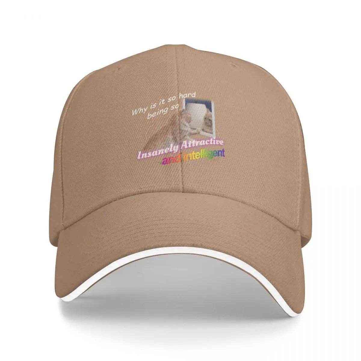 Insanely Attractive Intelligent Meme Baseball Cap
