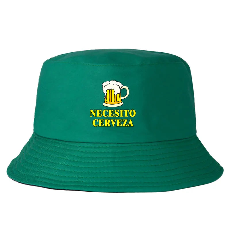 Necesito Cerveza Beer Mug Bucket Hat