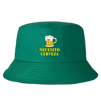 Necesito Cerveza Beer Mug Bucket Hat