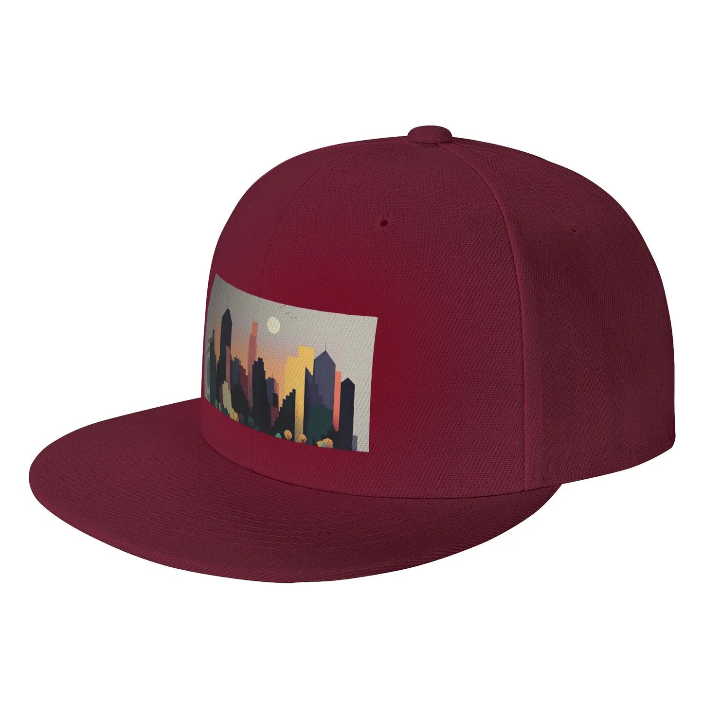 Fashion City Landscape Snapback Cap
