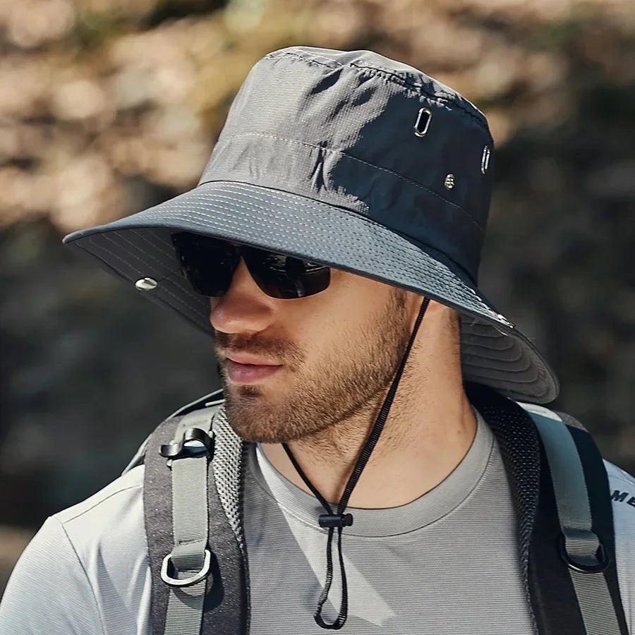 UPF 50+ Waterproof Breathable Outdoor Bucket Hat
