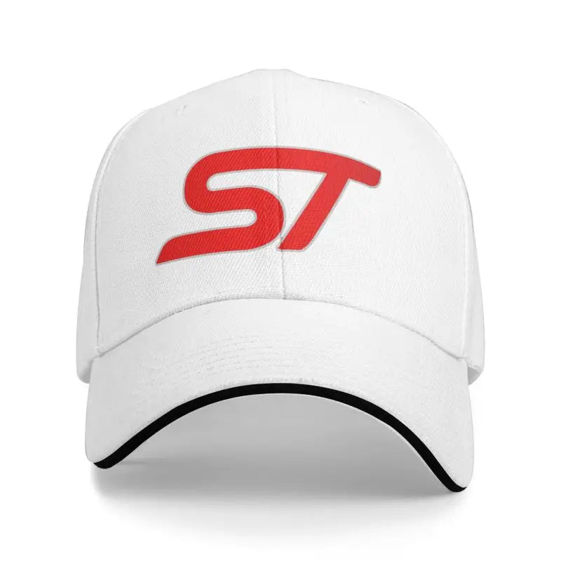 ST Logo Print Baseball Cap Outdoor Travel Sports Adjustable Snapback Cap