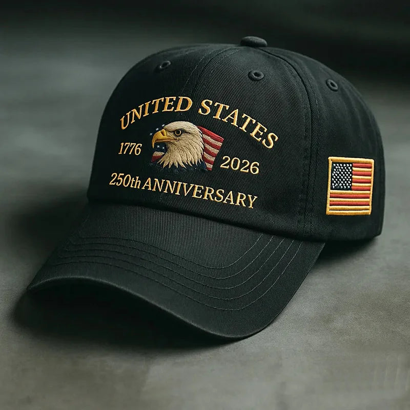 Vintage Eagle Embroidery Baseball Cap