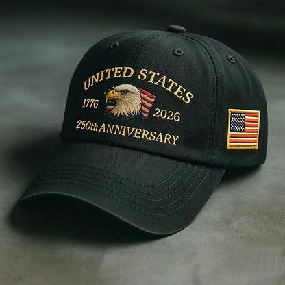 Vintage Eagle Embroidery Baseball Cap