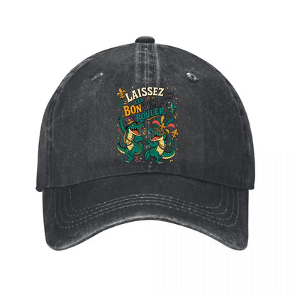 Mardi Gras Gator Party Parade 2026 Baseball Cap