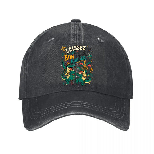 Mardi Gras Gator Party Parade 2026 Baseball Cap