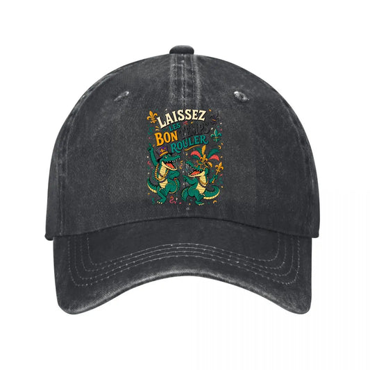 Mardi Gras Gator Party Parade 2026 Baseball Cap