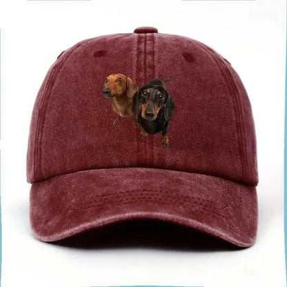 Dachshund Dog Vintage Baseball Cap