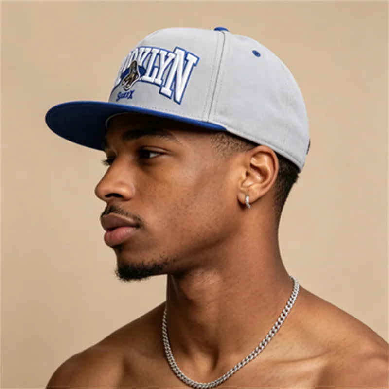 Knight Letter Embroidered Luxury Hip-Hop Snapback Cap