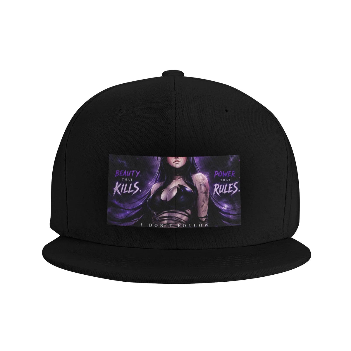 Beauty Vintage Distressed Flat Brim Baseball Snapback Cap