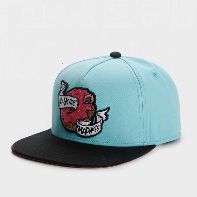 ADVISORY Alphabet Label Flat Brim Unisex Snapback Cap