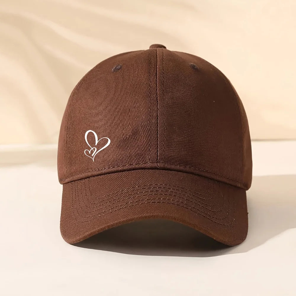 Love Print Adjustable Snapback Baseball Cap