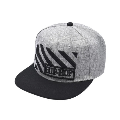 Unisex Letter Embroidered Adjustable Hip-Hop Snapback Cap
