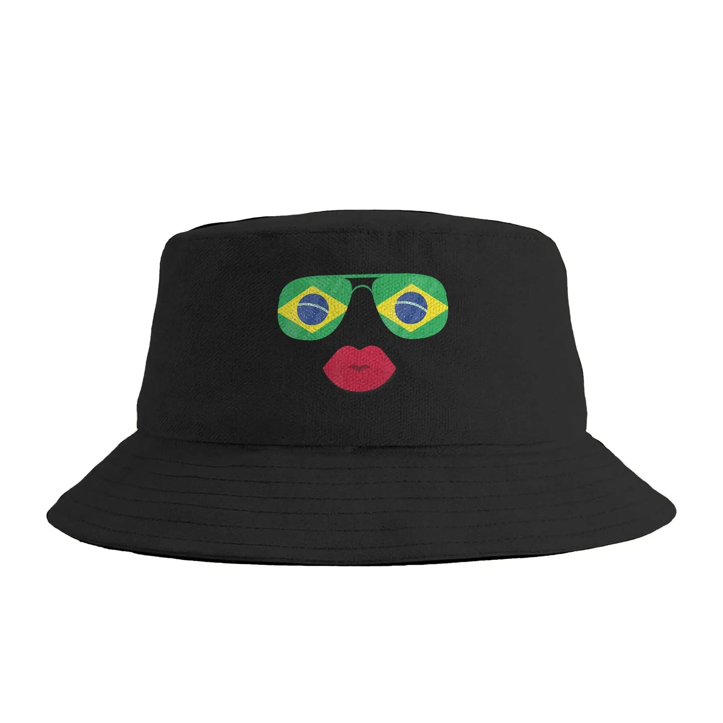 Brazil Flag Brasil Souvenirs Brazilian Fans Bucket Hat