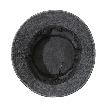 Gym Cotton Washed Bucket Hat Vintage Fishing Hat