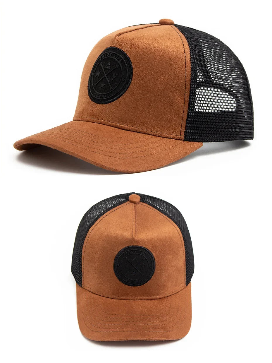 Summer Mesh Baseball Cap Women Men Snapback Hat Casual Breathable Letter Icon Unisex Hip Hop Trucker Caps Outdoor Sports Dad Hat Size 56-58cm