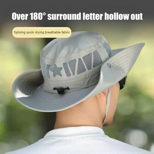 Breathable Mesh UV Protection Fishing Bucket Hat