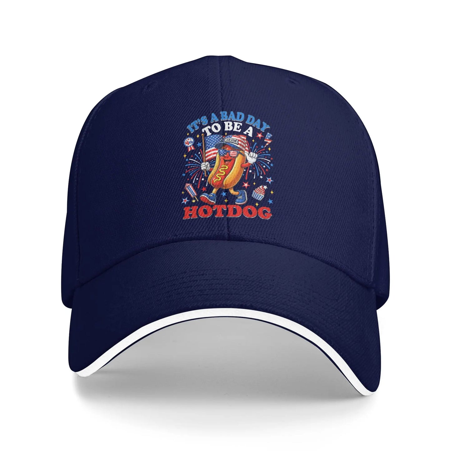Bad Day To Be A Hot Dog Baseball Cap