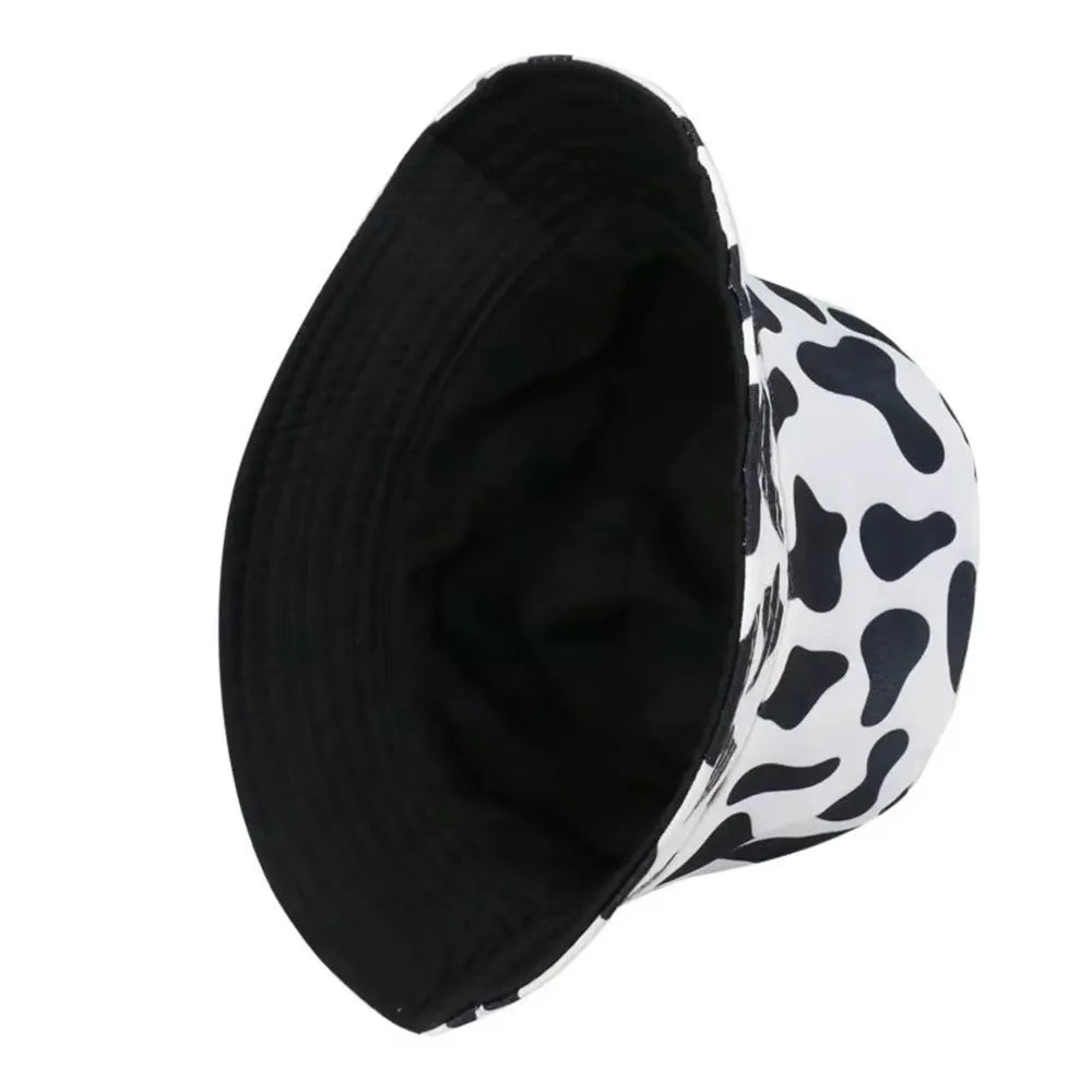 New Sun Protection Sweet Animal Cow Bucket Hat