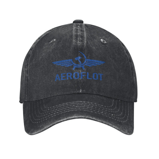 Aeroflot Washed Baseball Cap