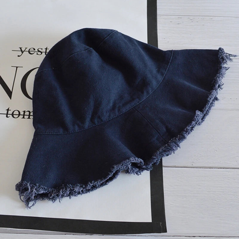 Fashion Women Cotton Bucket Hats