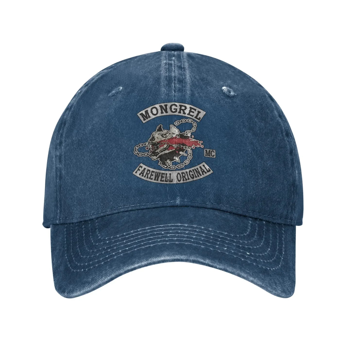 Mongrels Motorcycle Club Washed Baseball Cap
