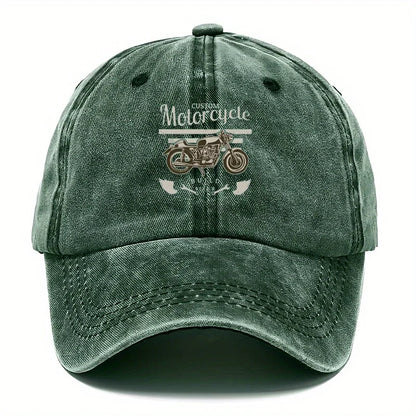 Vintage Moto Washed Baseball Cap