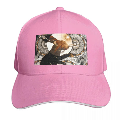 Nocturne Star Hare Embroidered Baseball Cap