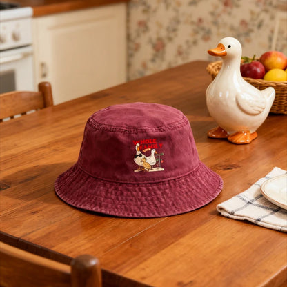 Customize Cotton Washed Bucket Hat Vintage Fishing Hat