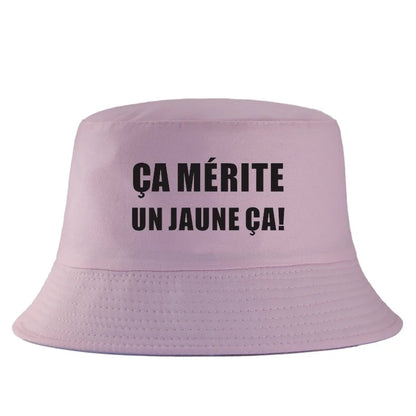 Funny French Slogan Reversible Bucket Hat Unisex
