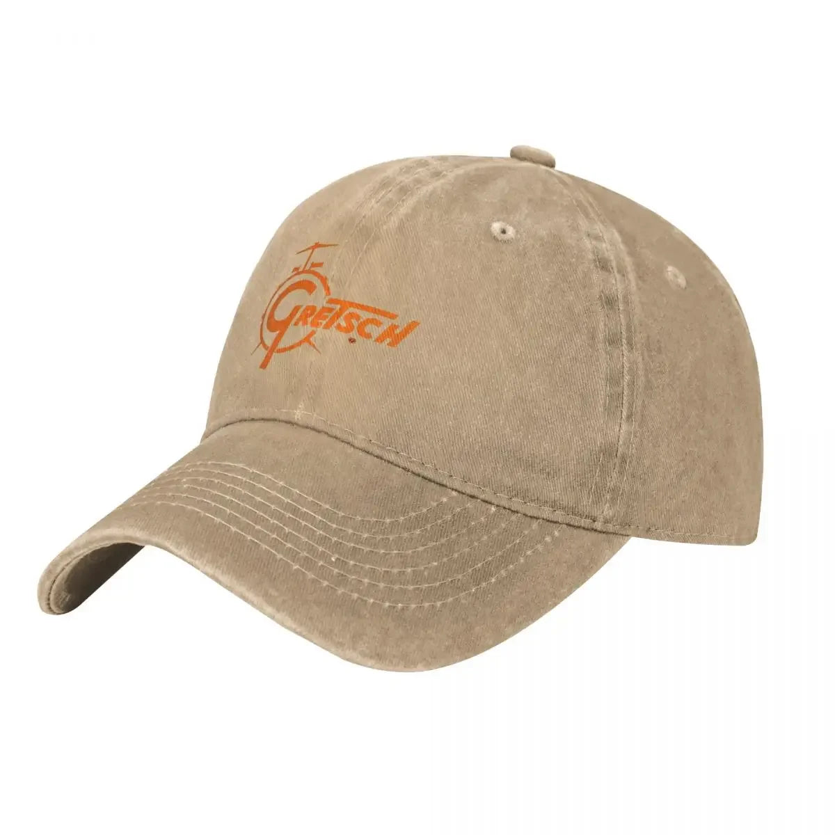 Gleason Drum Logo Pattern Denim Baseball Cap
