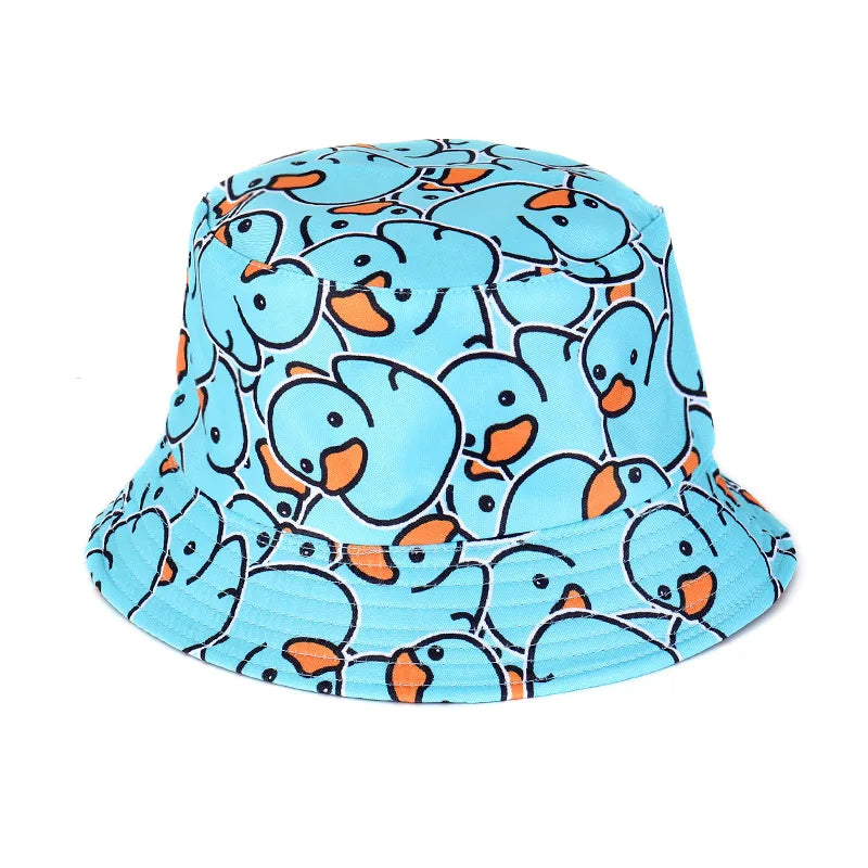 Reversible Bucket Hat Unisex Anti UV Hip Hop Street Dance Hat