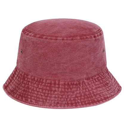 Unisex Solid Color Bucket Hat Outdoor Casual Cap