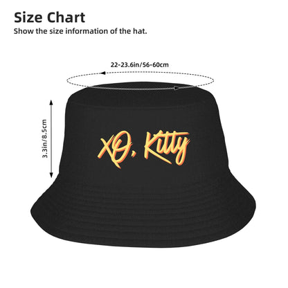 XO Kitty Logo Classic Summer Fisherman Bucket Hat