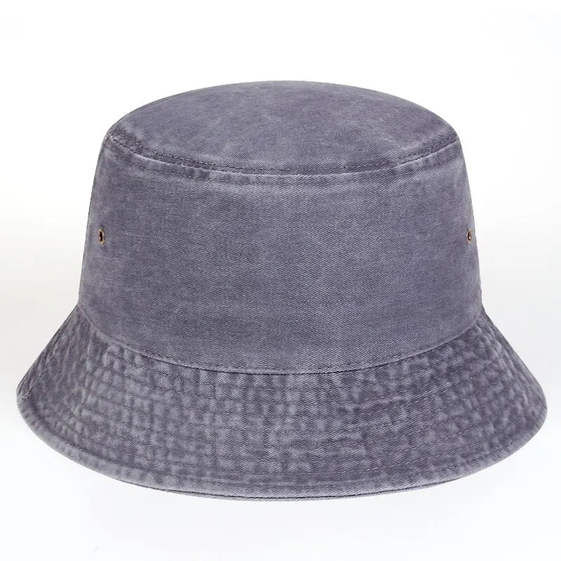 Unisex Solid Color Bucket Hat Outdoor Casual Cap