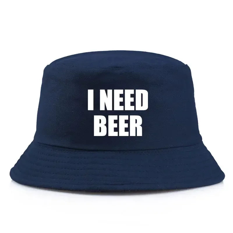 I Need Beer Fashion Reversible Bob Bucket Hat