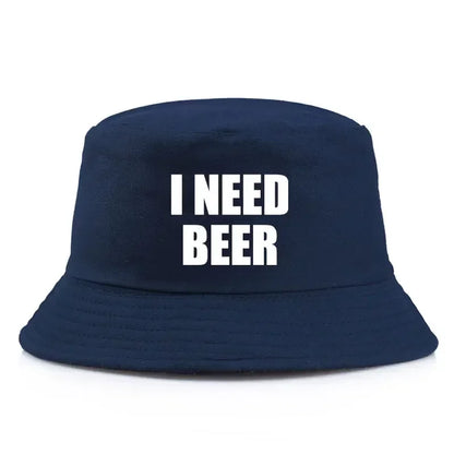I Need Beer Fashion Reversible Bob Bucket Hat