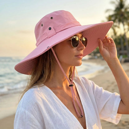 Foldable Oxford Fabric Waterproof UV Protection Bucket Hat