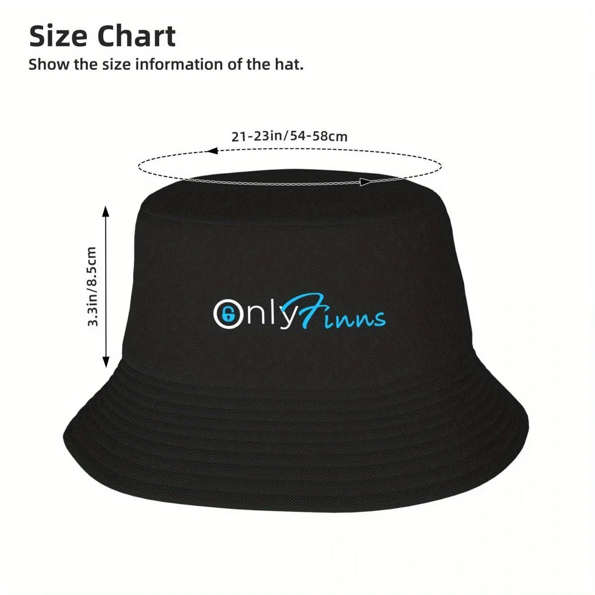 New Only Finns Bucket Hat Birthday Bobble Hat Mens Hat Women's