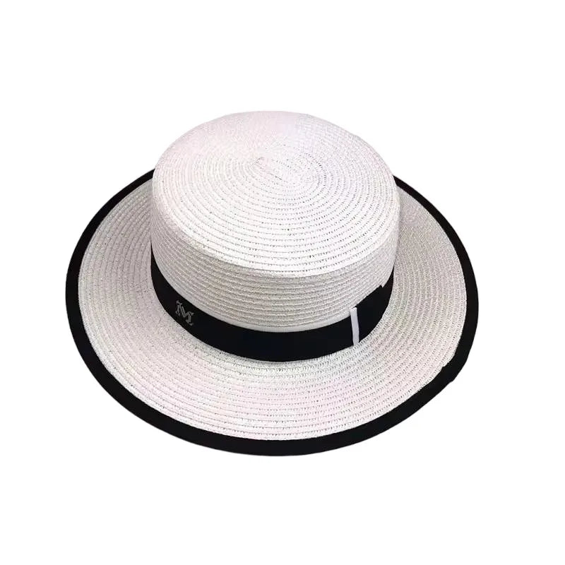 Women's British Houndstooth Top Hats Sun Hats