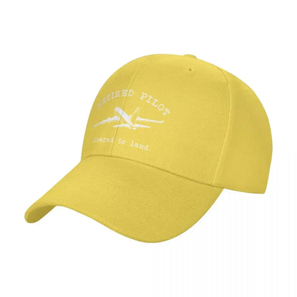 Retired Pilot Aviation Baseball Cap