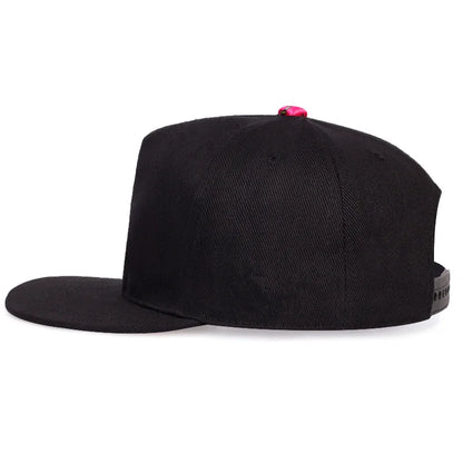 Unisex Doughnut Embroidered Snapback Cap