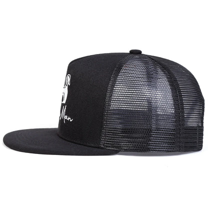 Simple Man Embroidery Snapback Trucker Cap