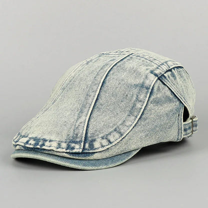 Black Denim Beret Hat Women Man Summer 2026