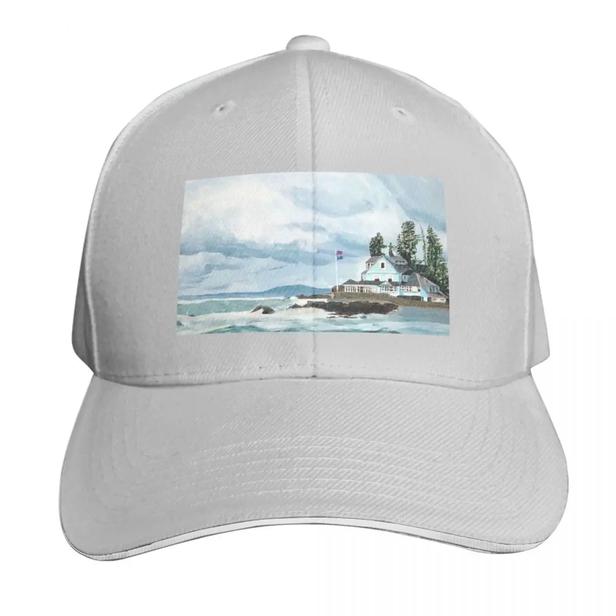 Kennebunk Maine Vintage Retro Embroidered Baseball Cap