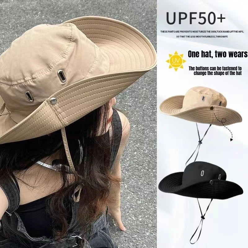 Waterproof Wide Brim UV Protection Fishing Bucket Hat